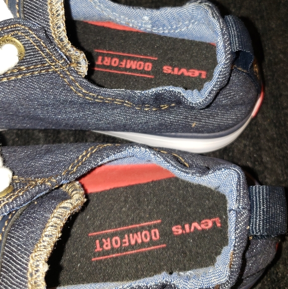 NIB Levi's Girl's Stan G Denim Sneaker with Comfort Insole Size 2 - Picture 6 of 9